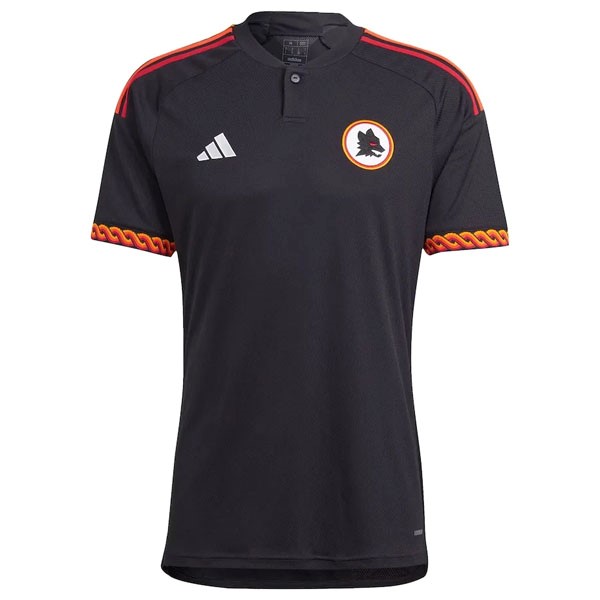 Tailandia Camiseta AS Roma Tercera equipo 2023-24 Negro